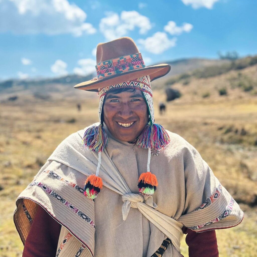 shamanic healer with hat